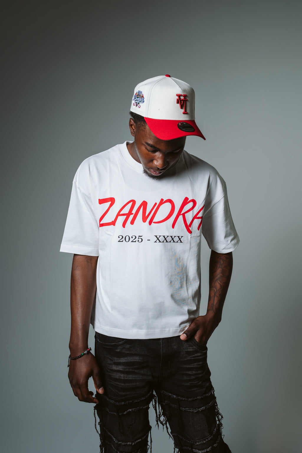 ZANDRA "Live Forever" Adult Cropped Tee