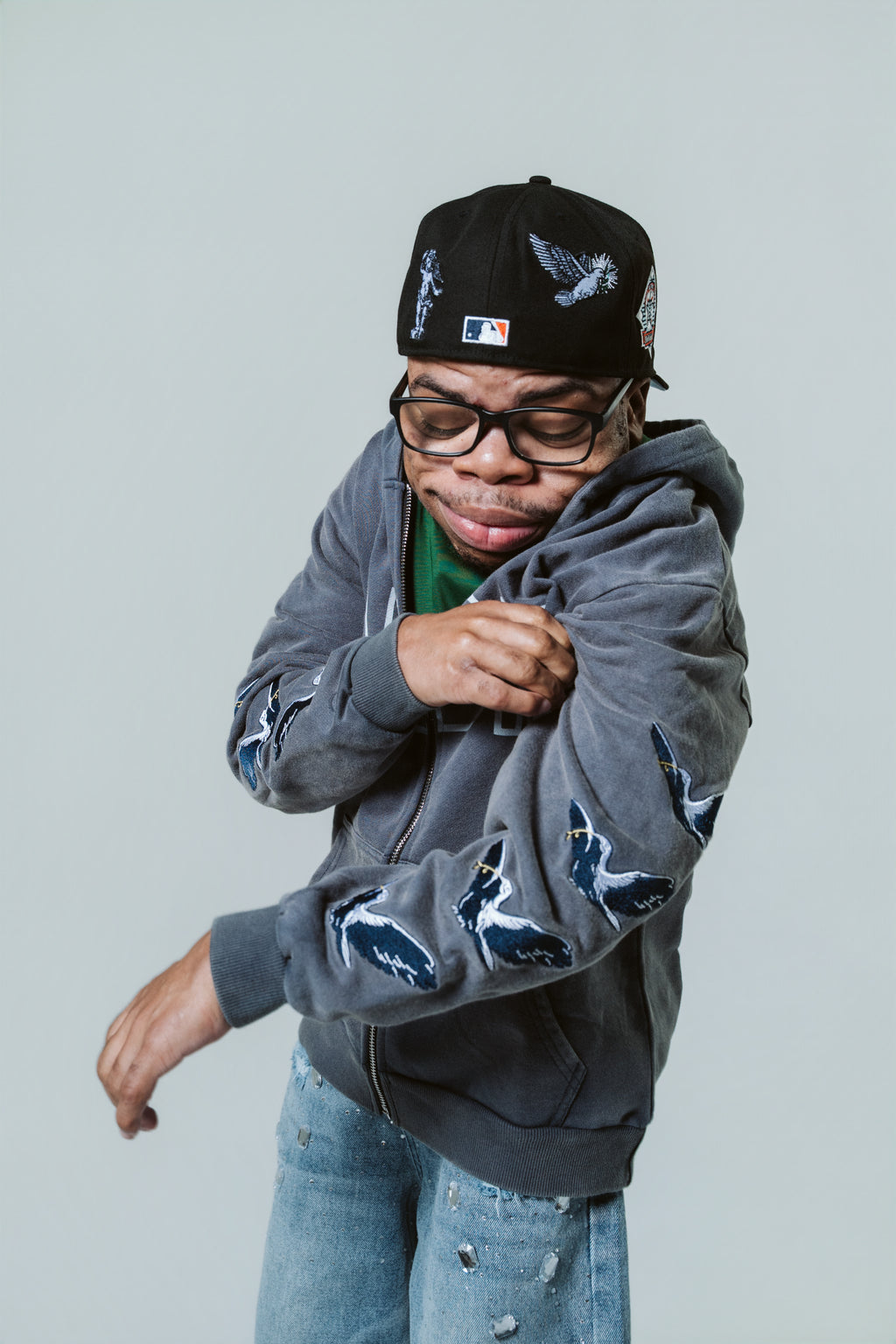 ZANDRA "Be You" Youth Zip Up Hoodie