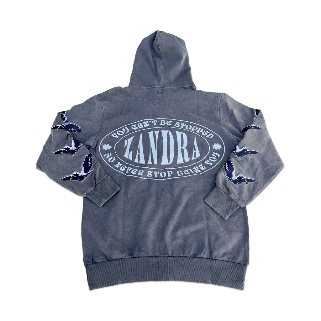 ZANDRA "Be You" Youth Zip Up Hoodie
